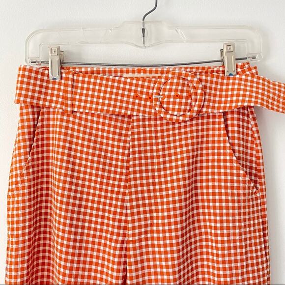 Capulet Revolve Gingham Belted Pants small NWTs - Picture 2 of 7